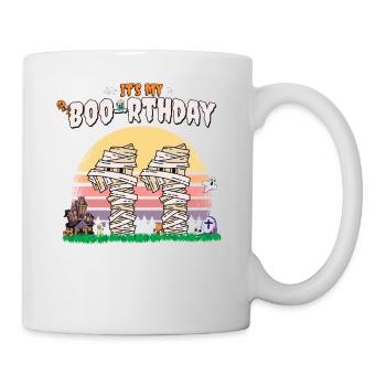 It's my Boo-rthday, Funny Halloween 11 Years Old - Mug - white - Right