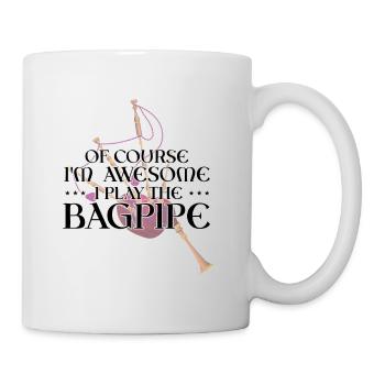 Conception de cornemuse pour Scotland Pride et cornemuse - Mug blanc - blanc - Droite