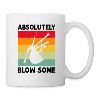 Conception de cornemuse pour Scotland Pride et cornemuse - Mug blanc - blanc - Droite