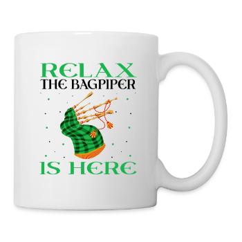 Citation de cornemuse pour les musiciens écossais et de cornemuse - Mug blanc - blanc - Droite