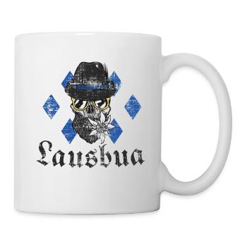 Lausbua bayrischer Spruch - Tasse - Weiß - Rechts