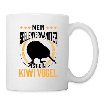 Kiwi Vogel mein Seelenverwandter Neuseeland - Tasse - Weiß - Rechts