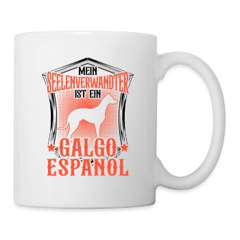 Galgo Espanol ist Seelenverwandter Windhund - Tasse - Weiß - Rechts