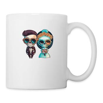 Jeu de couple de mariage sur le couple de mariage Jga - Mug blanc - blanc - Droite
