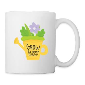 Gartenarbeit Florist Blumen pflanzen Blumen - Tasse - Weiß - Rechts