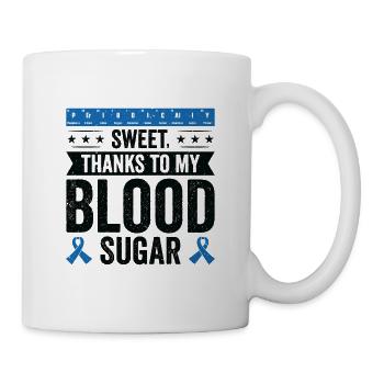 Diabetic Pancreas Diabetes Awareness - Mug - white - Right