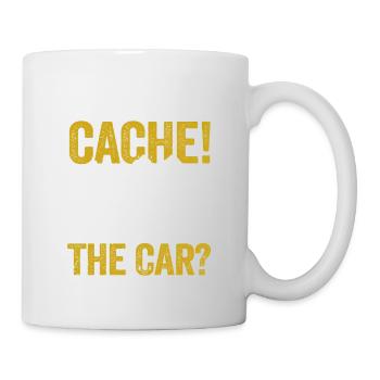 Found the cache, where is the car? Jollier - Mug - white - Right
