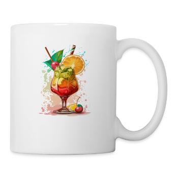 Cocktail - Mug blanc - blanc - Droite