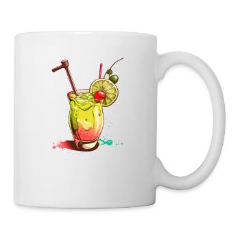 Cocktail - Mug blanc - blanc - Droite