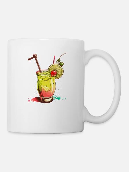 Cocktail - Tasse - Weiß