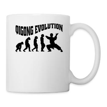 Qi-Gong Chigong Méditation Thaï-Chi Evolution - Mug blanc - blanc - Droite