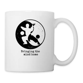 Qi-Gong Kampfkunst Chigong Meditation Thai-Chi - Tasse - Weiß - Rechts