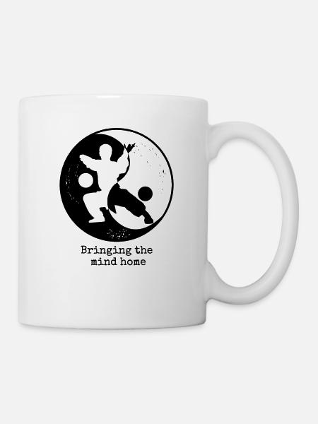 Qi-Gong Arts Martiaux Chigong Méditation Thai-Chi - Mug blanc - blanc