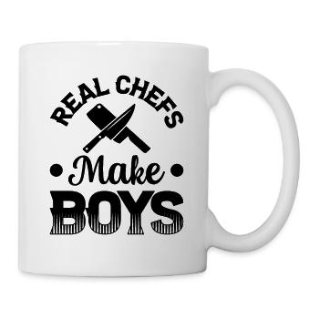 Vrai chef Faire des garçons Cuisine Chef Garçons Cuisine Cuisinier - Mug blanc - blanc - Droite