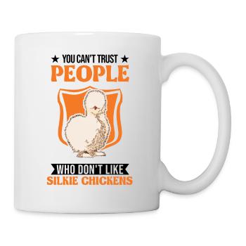Silk Chicken Cadeau Silkie Chicken Silkie Chicken - Mug blanc - blanc - Droite