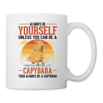 Sois toujours toi-même Capybara Wasserschwein Capibara - Mug blanc - blanc - Droite
