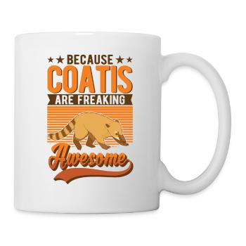 Coati Gift Proboscis Coati - Mug - white - Right