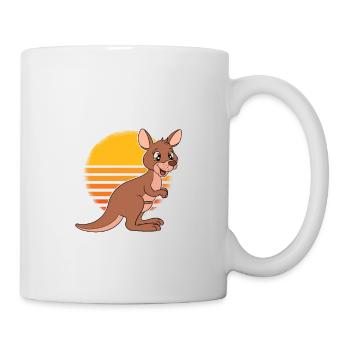 Wallaby mieux que la thérapie - Mug blanc - blanc - Droite