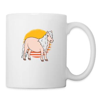 Je préfère être avec mon poney - Mug blanc - blanc - Droite