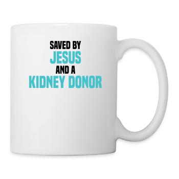 Nierentransplantation Cancer Disease Awareness - Tasse - Weiß - Rechts