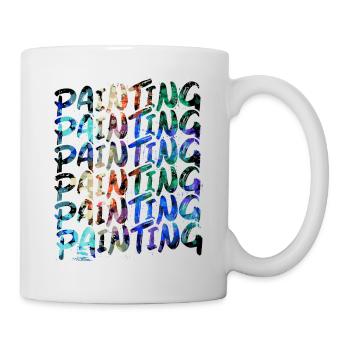 Maler Zeichner für Künstler - Tasse - Weiß - Rechts