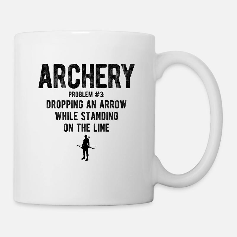 Bogenschießen Archery - Tasse - Weiß