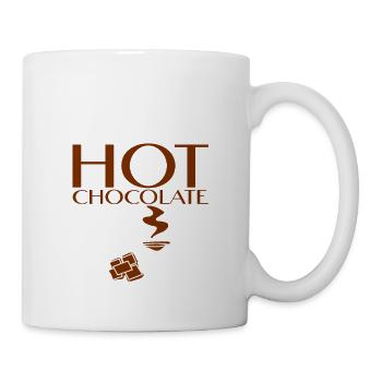 Courez tous les kilomètres, buvez tous les chocolats chauds 4 - Mug blanc - blanc - Droite