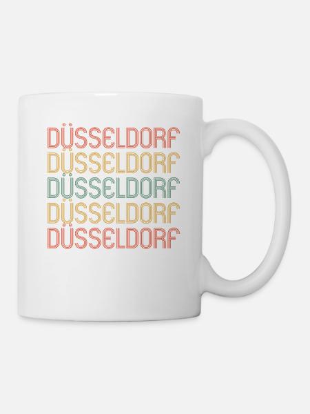 Düsseldorferin Düsseldorfer Düsseldorf - Tasse - Weiß