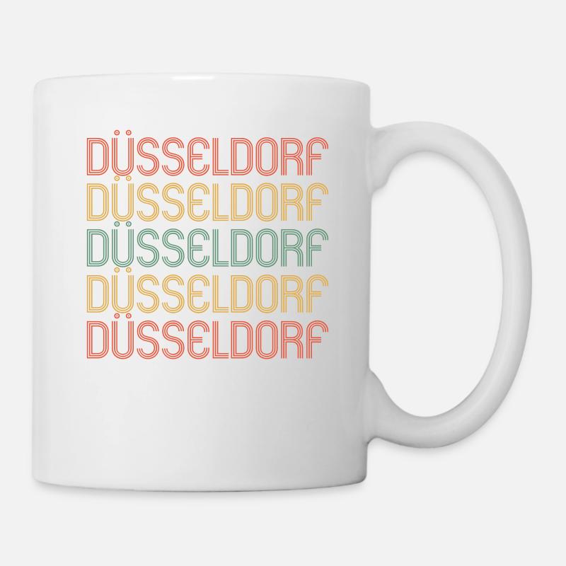 Düsseldorferin Düsseldorfer Düsseldorf - Tasse - Weiß