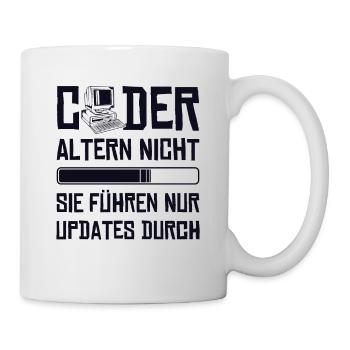 Coder Altern Nicht Developer Softwareingenieur - Tasse - Weiß - Rechts