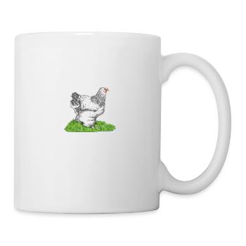 Brahma Hühner I Chicken Geflügel Motiv für - Tasse - Weiß - Rechts