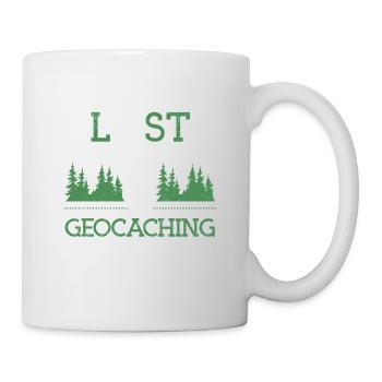 I'm not lost, I'm geocaching geocache - Mug - white - Right
