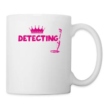 Détectez les reliques du détecteur de métaux Princess - Mug blanc - blanc - Droite