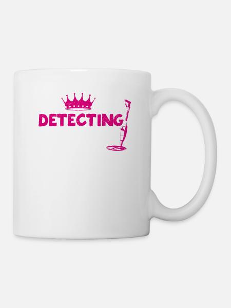 Detektieren Prinzessin Metalldetektor Reliquien - Tasse - Weiß