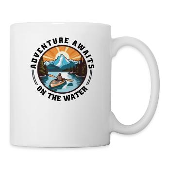 KAYAKS CANOE RAFTING BOAT Kayaking water-paddle - Mug - white - Right