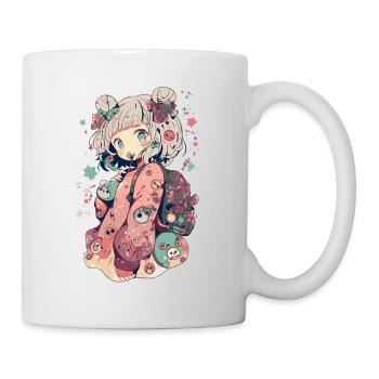 Pastel kawaii anime girl for manga freaks - Mug - white - Right