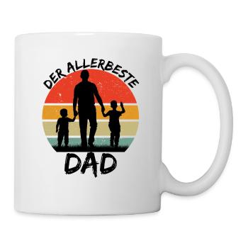 Der allerbeste Dad - Tasse - Weiß - Rechts