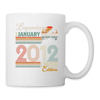 Legendary since January 2012 - Mug - white - Right