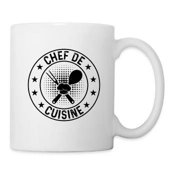 Chef De Cuisine Chef Cooking Tools Chef Cooking Ki - Mug blanc - blanc - Droite