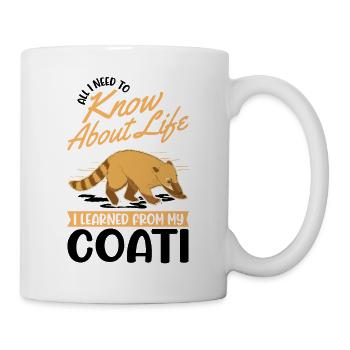Coati Cadeau Proboscis Bear Coati - Mug blanc - blanc - Droite