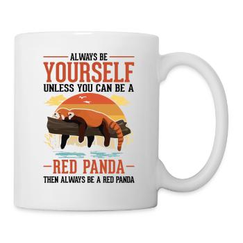 Roter Panda Geschenk Red Panda - Tasse - Weiß - Rechts