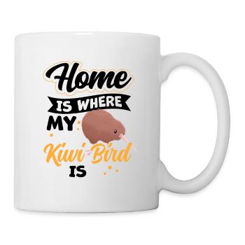 L’oiseau kiwi est ma maison Nouvelle-Zélande - Mug blanc - blanc - Droite