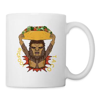 Bigfoot Taco 4 - Tasse - Weiß - Rechts