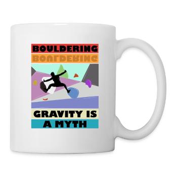 Bouldering Gravity est un Mytm 3 - Mug blanc - blanc - Droite