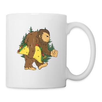 Bigfoot Taco3 - Mug blanc - blanc - Droite