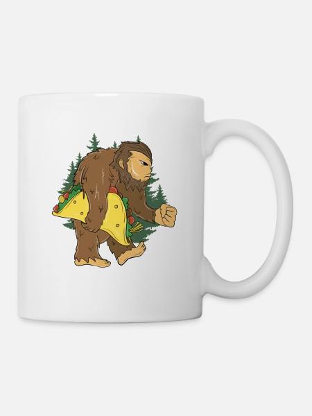Bigfoot Taco3 - Mug - white