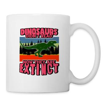 DINOSAURE 1 - Mug blanc - blanc - Droite