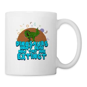 DINOSAURE 3 - Mug blanc - blanc - Droite
