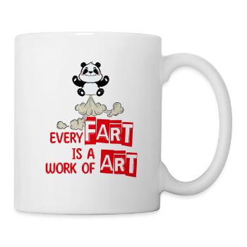 EVERY FART IS A WORK OF ART - Mug - white - Right