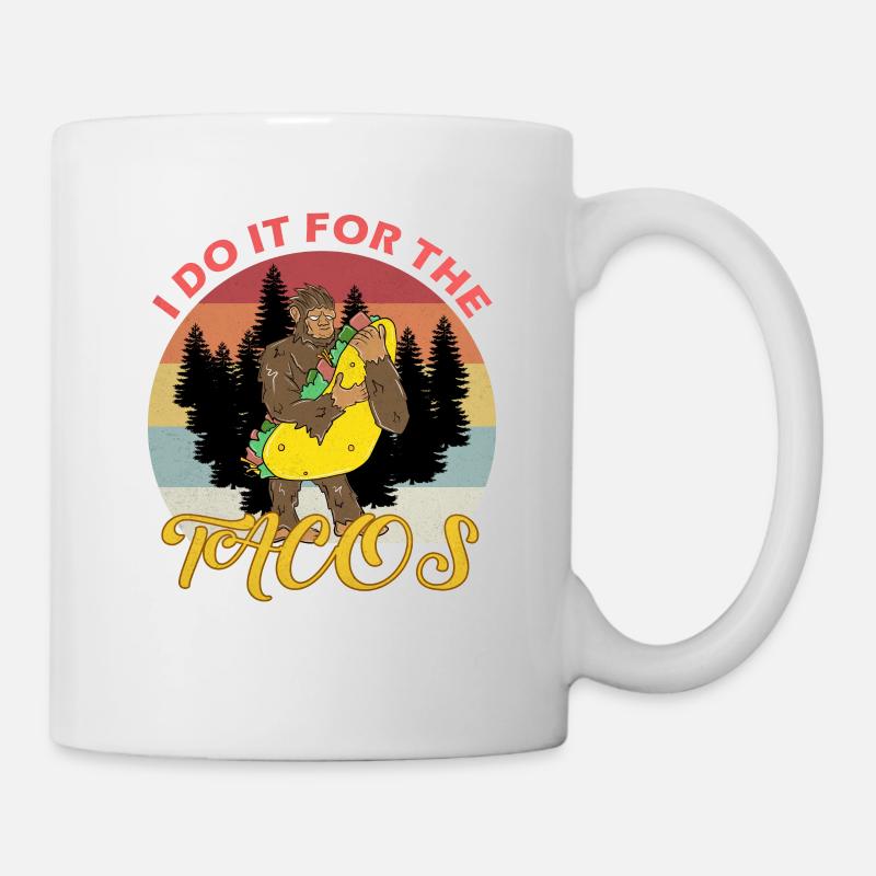 I do it for the Tacos - Mug - white